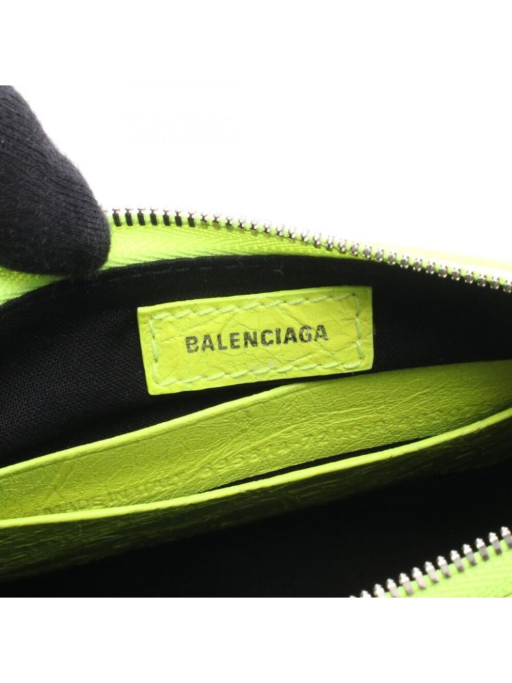 Balenciaga Handbag le Cagole Mini BB le Mini Neon Color 2-Way Yellow Leather - Picture 4 of 7